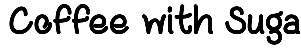 Coffee with Sugar font preview